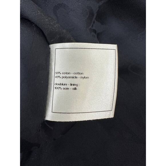 Chanel Paris Seul CC Buttons Timeless Black Tweed Jacket, Size 38 - Picture 7 of 9